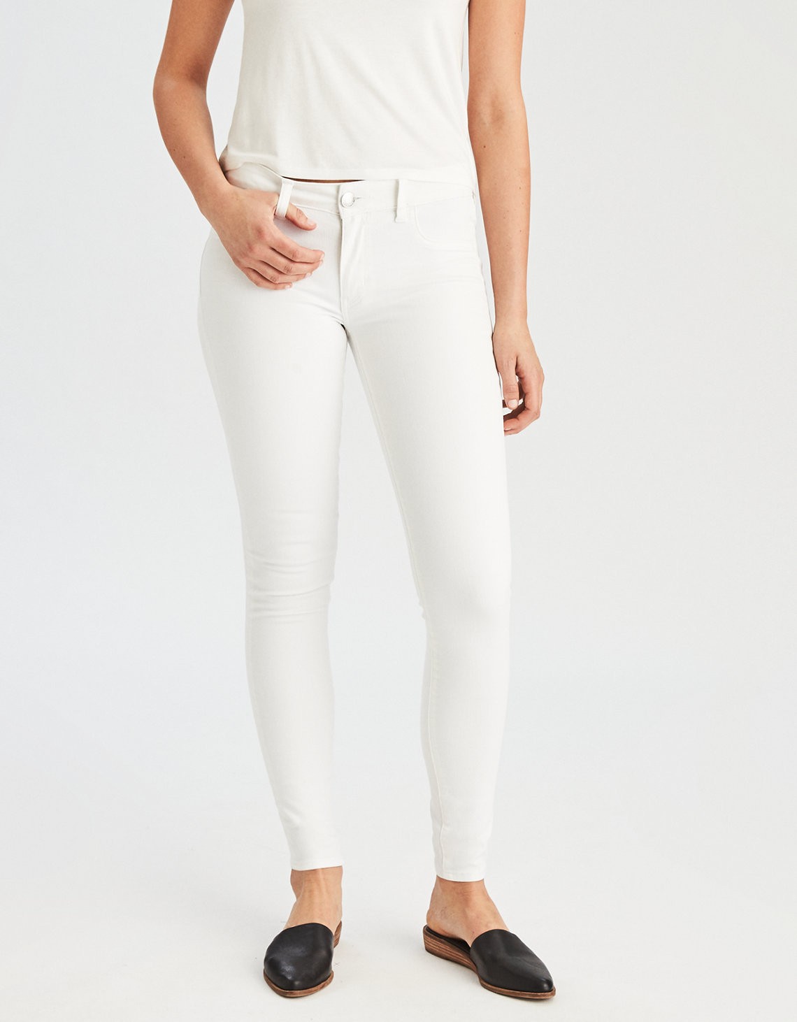 AEO Denim X Jegging, Gleam White | American Eagle Outfitters (US & CA)