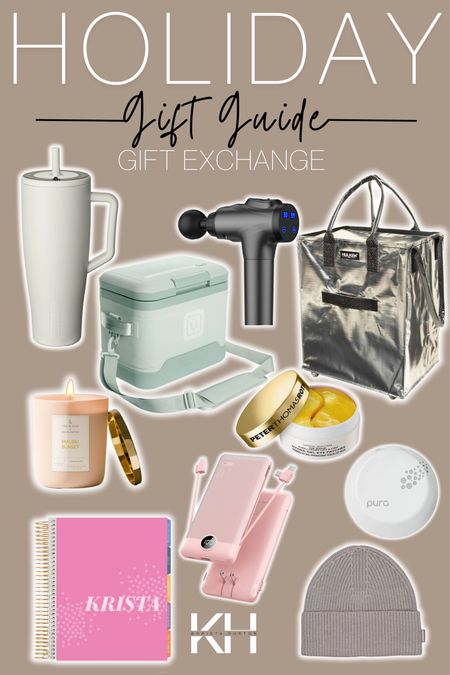 Gift guide for a gift exchange!!

Brumate insulated cup | travel bag | handheld massager | soft ice chest | portable charger | home diffuser | candle | daily planner | life planner | eye patches | eye masks | beauty | skincare | gifts for her | gift ideas for her |

#LTKHoliday #LTKSeasonal #LTKGiftGuide