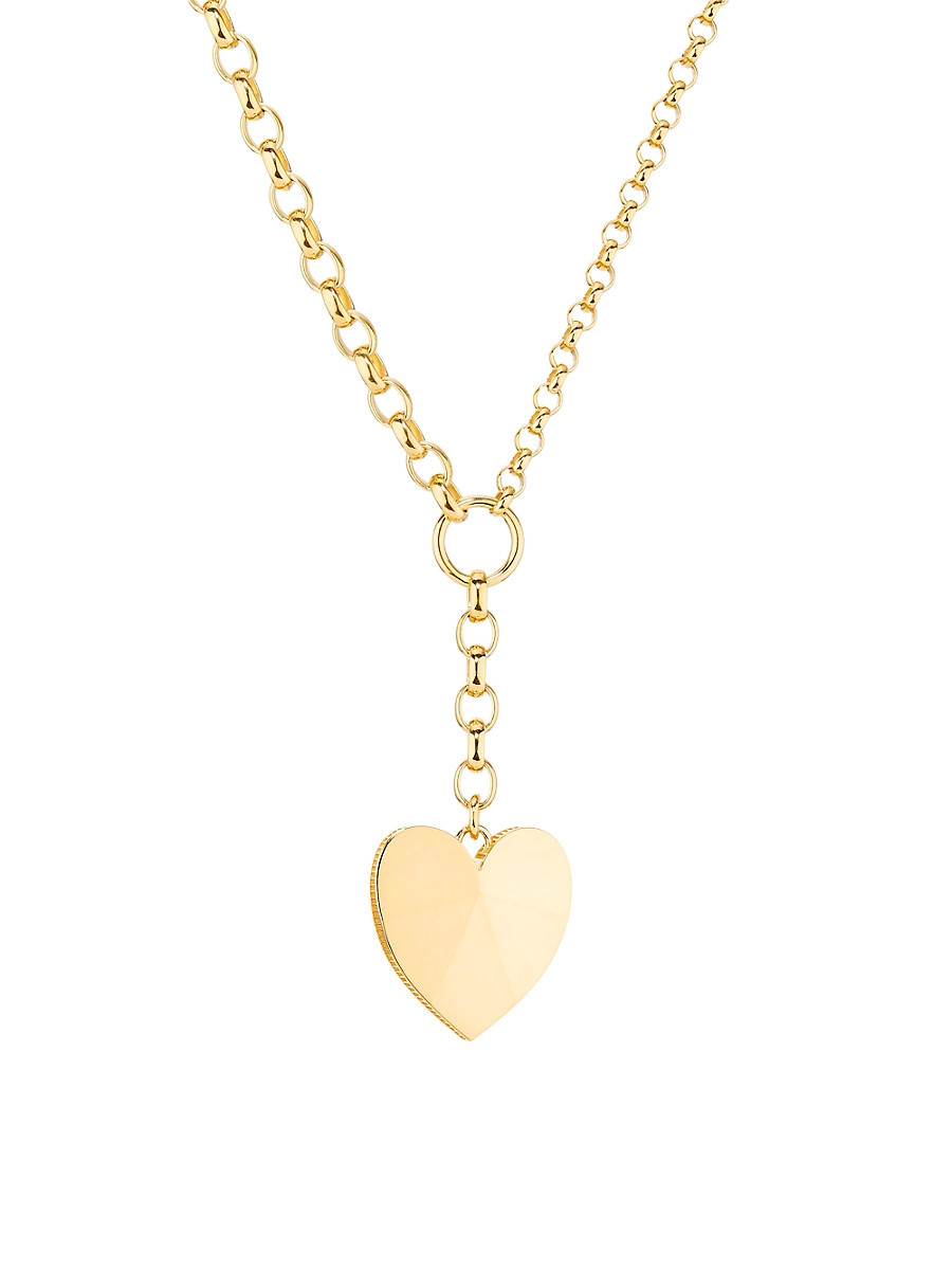 Women's Facets Of Love 18K Yellow Gold Heart Pendant Necklace - Yellow Gold | Saks Fifth Avenue