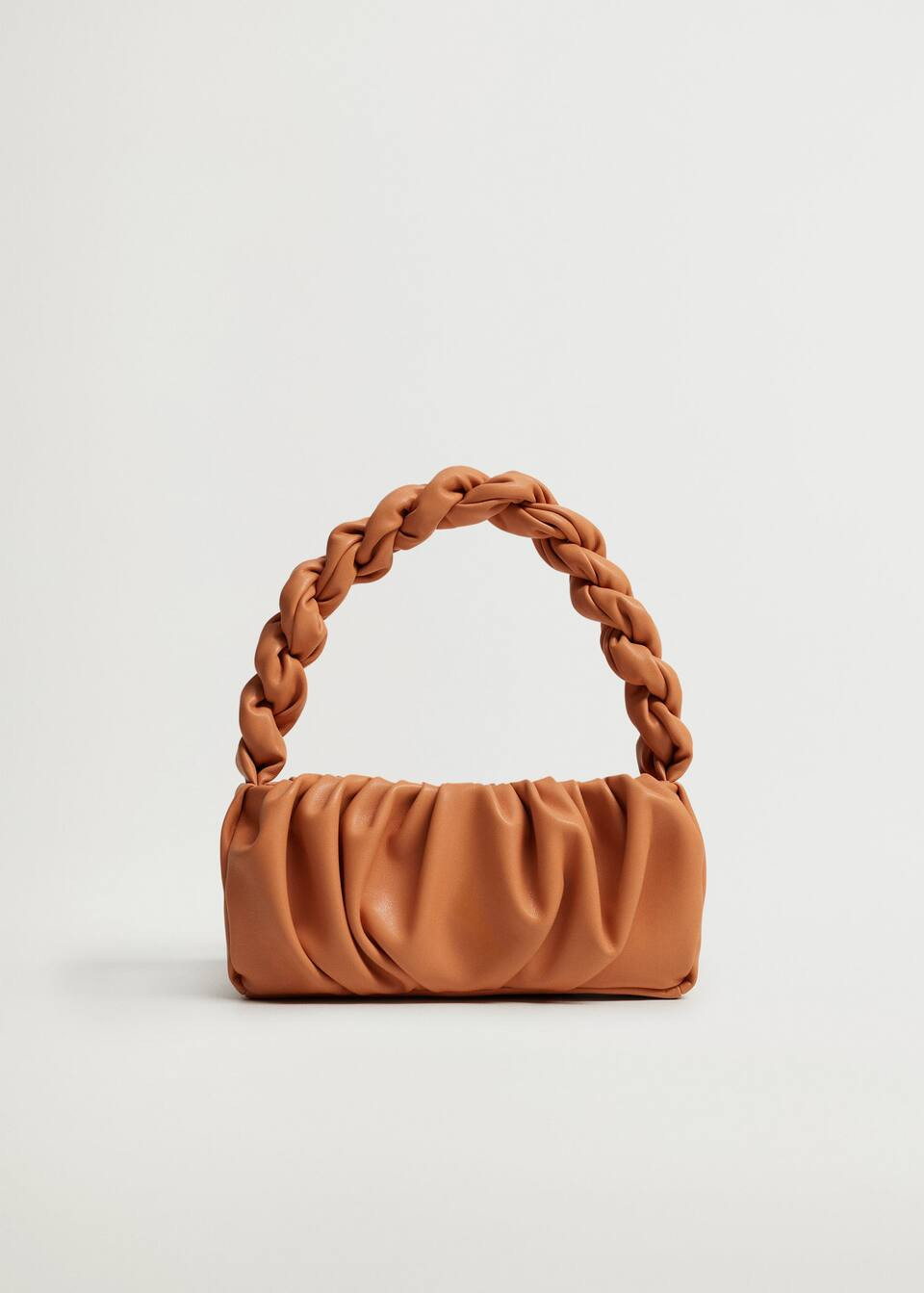 Twisted strap baguette bag | MANGO (US)