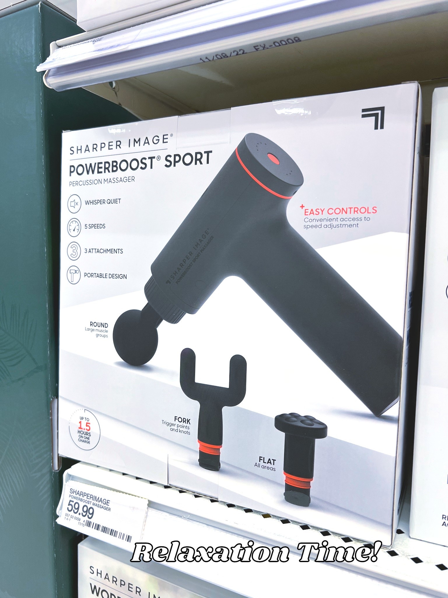 Sharper Image Power Boost Massager #sharperimage #target #giftingideas #targethome #massagegun 

#LTKHoliday #LTKGiftGuide #LTKHome