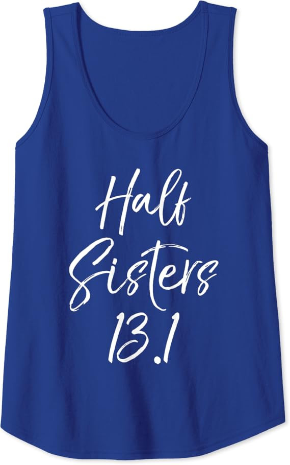 Cute Matching Half Marathon Gift for Women Half Sisters 13.1 Tank Top | Amazon (US)