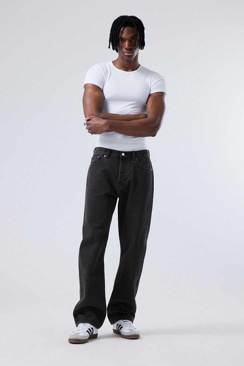 Space Relaxed Straight Jeans | Weekday
