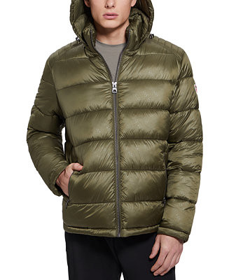 Men's Adam Puffer Jacket with Removable Hood | Macy's