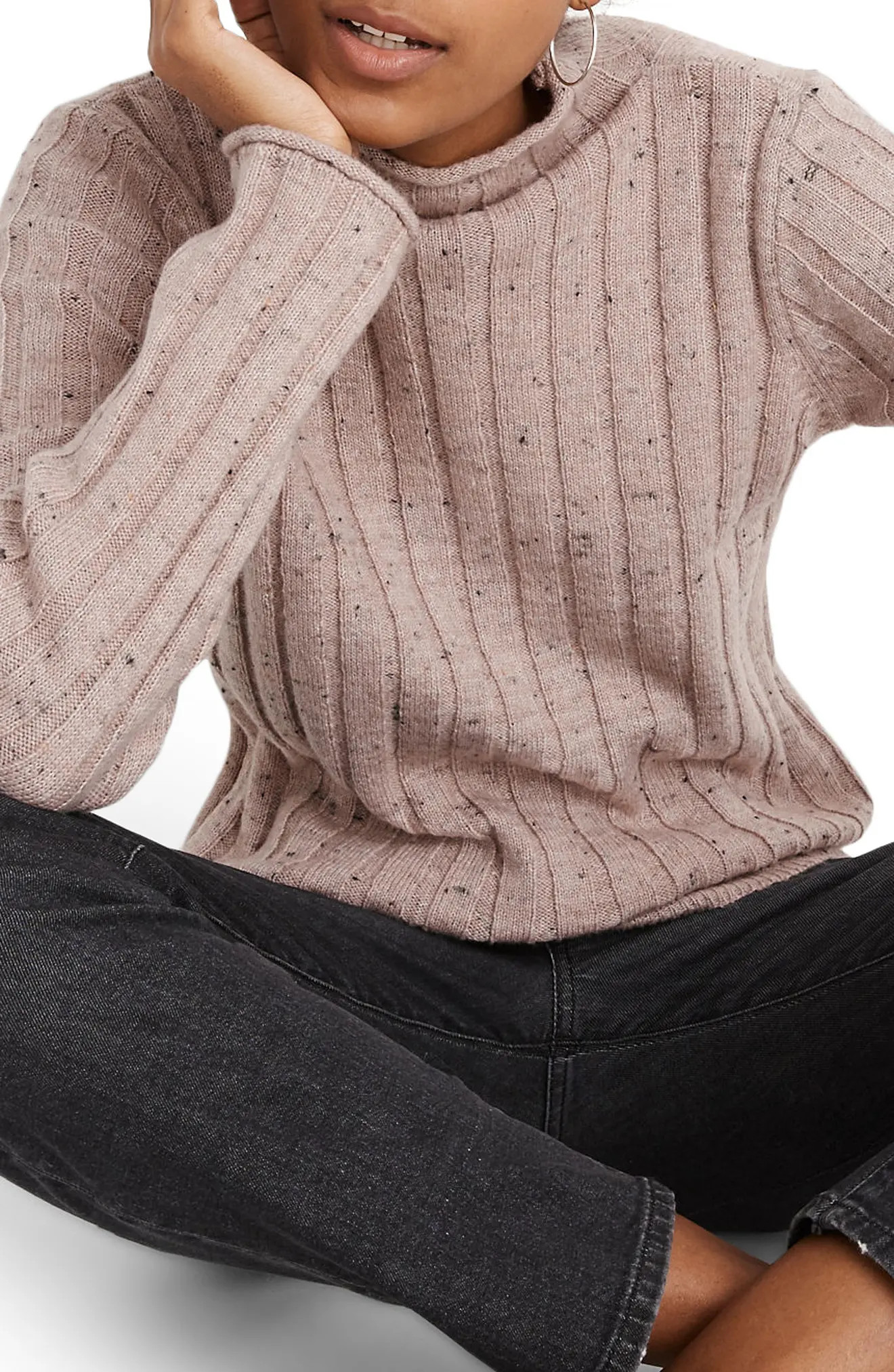 Madewell Donegal Evercrest Coziest Yarn Turtleneck Sweater at Nordstrom Rack | Nordstrom Rack