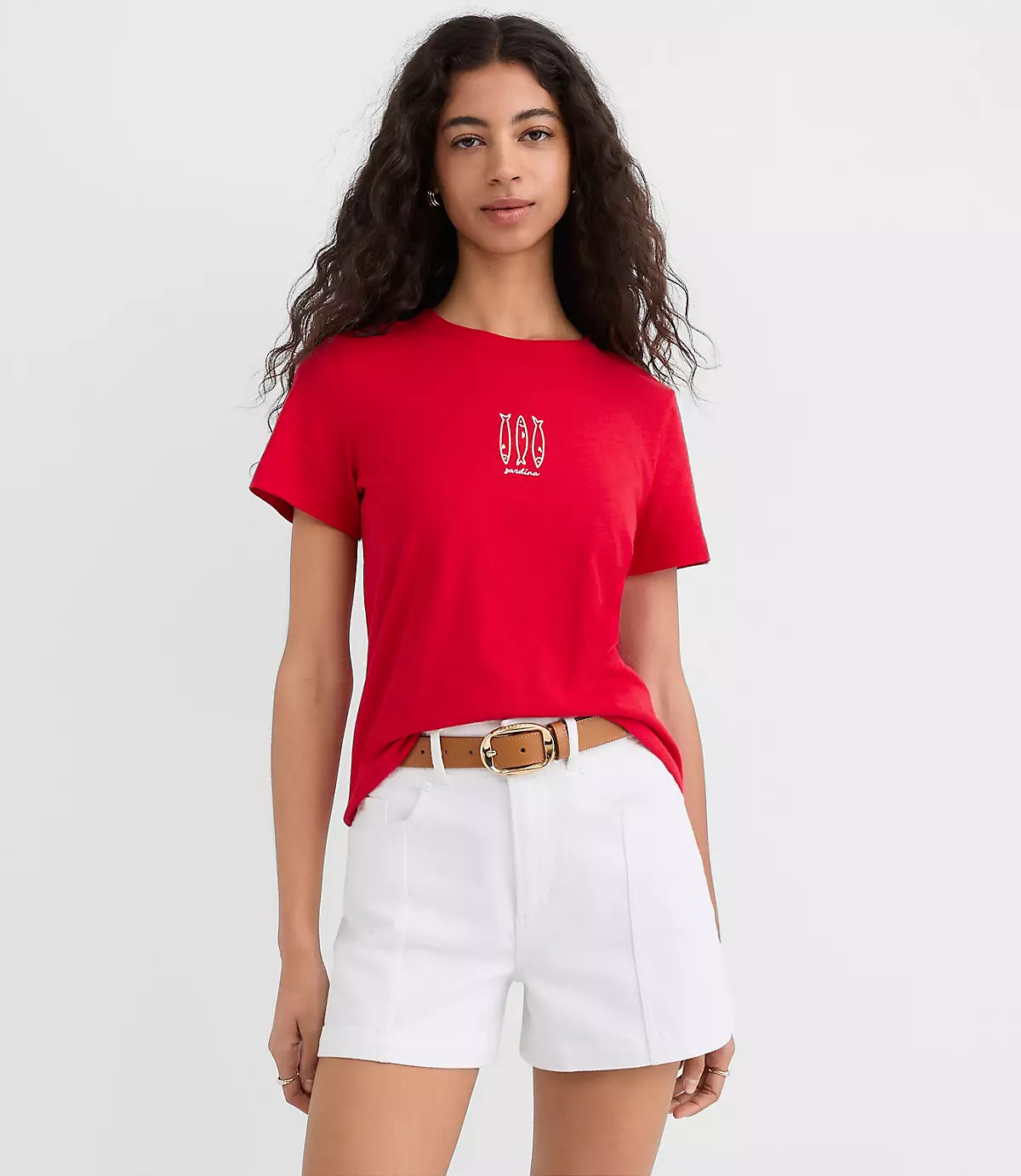 Sardina Everyday Crew Tee | LOFT