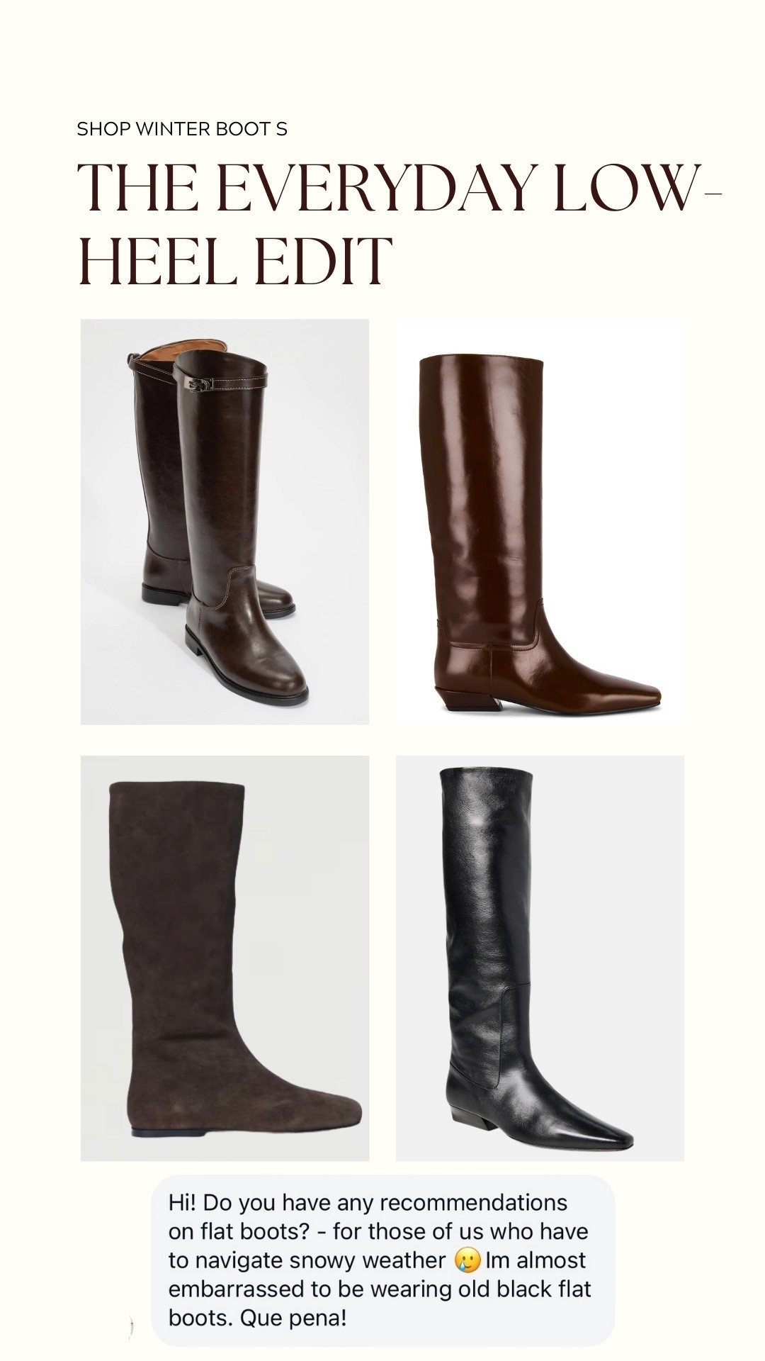 Classic boots you can actually walk in. Low heel, high style… the perfect everyday pair. Linked everything for you to shop

#LTKSeasonal