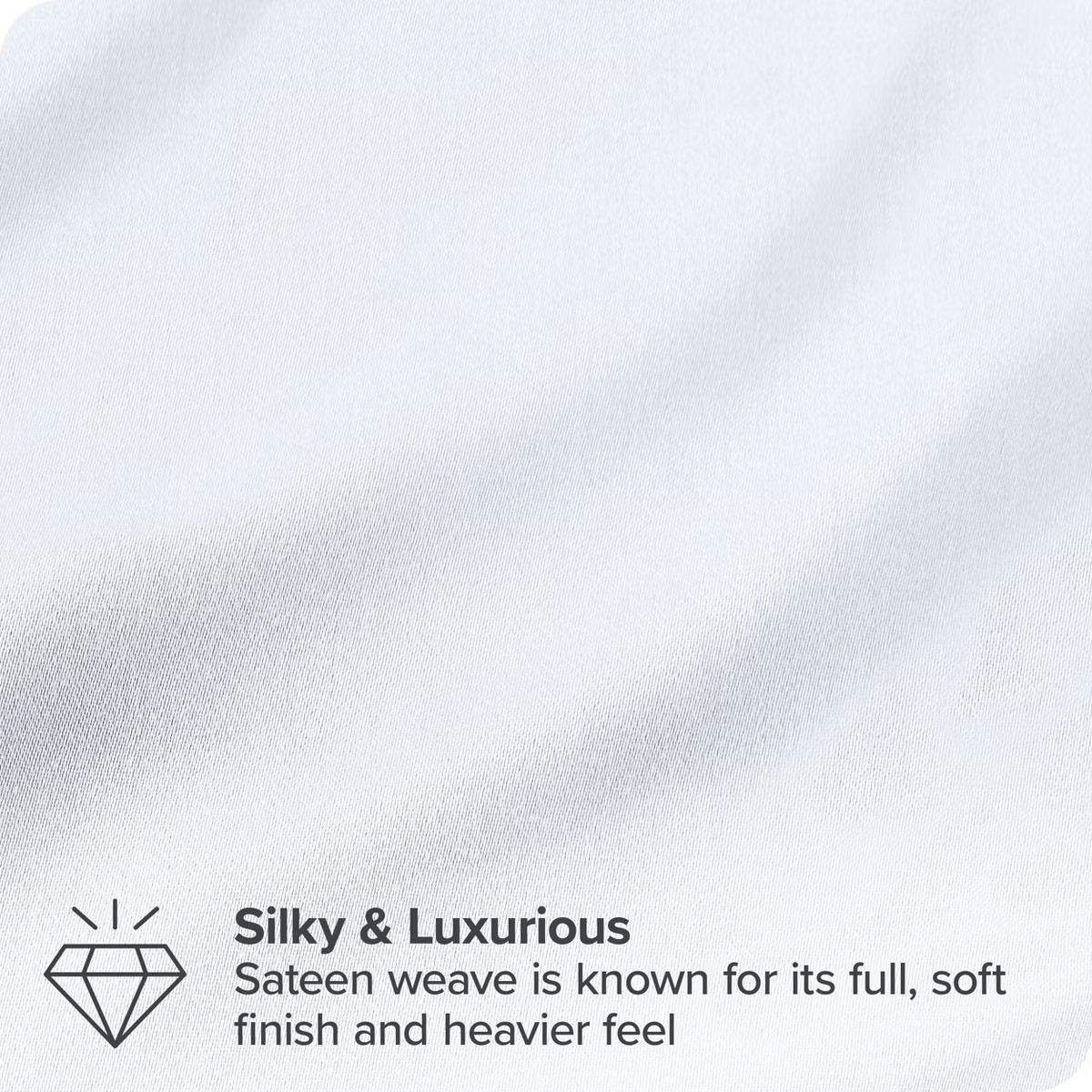 400 Thread Count Organic Cotton Sateen Bed Sheet Set by Bare Home | Target