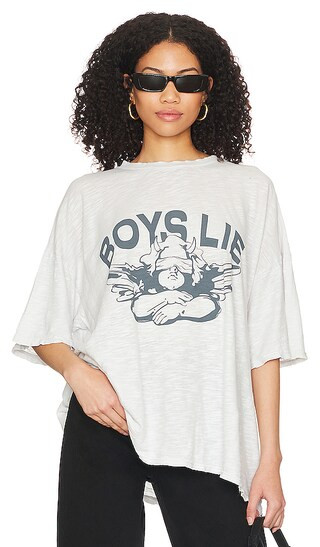 I Hope You V2 Boyfriend Tee in Grey | Revolve Clothing (Global)