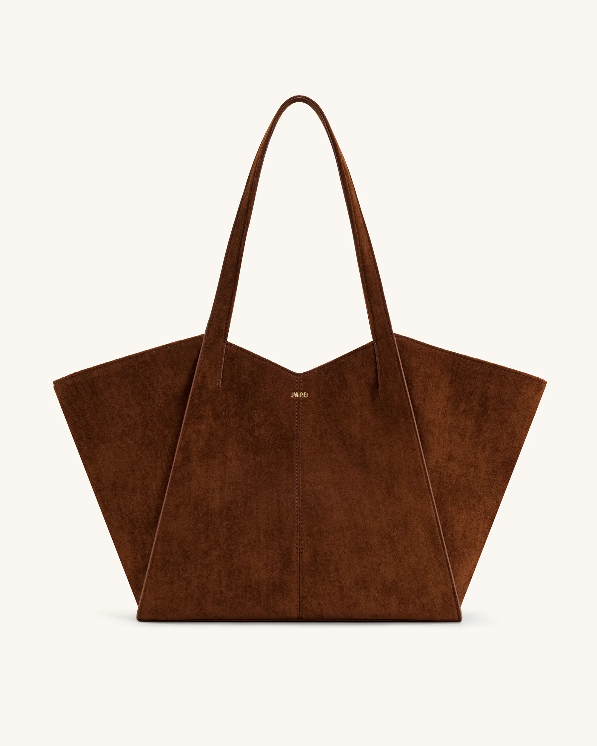 Kiana Large Capacity Tote Bag - Dark Brown | JW PEI US