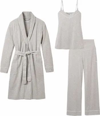 Petite Plume The Cozy 3-Piece Cotton Maternity Set | Nordstrom | Nordstrom