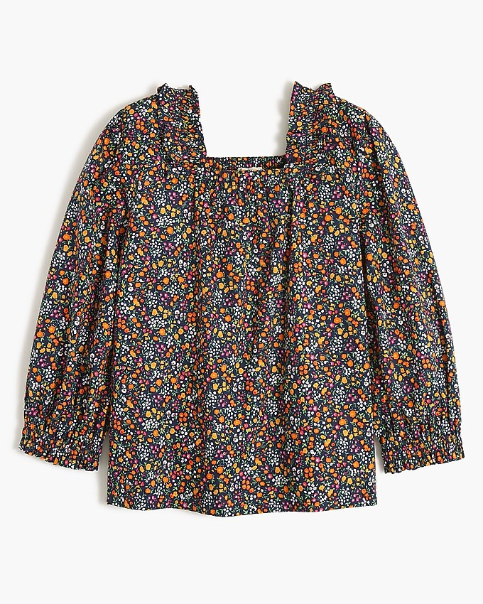 Girls' squareneck top | J.Crew Factory