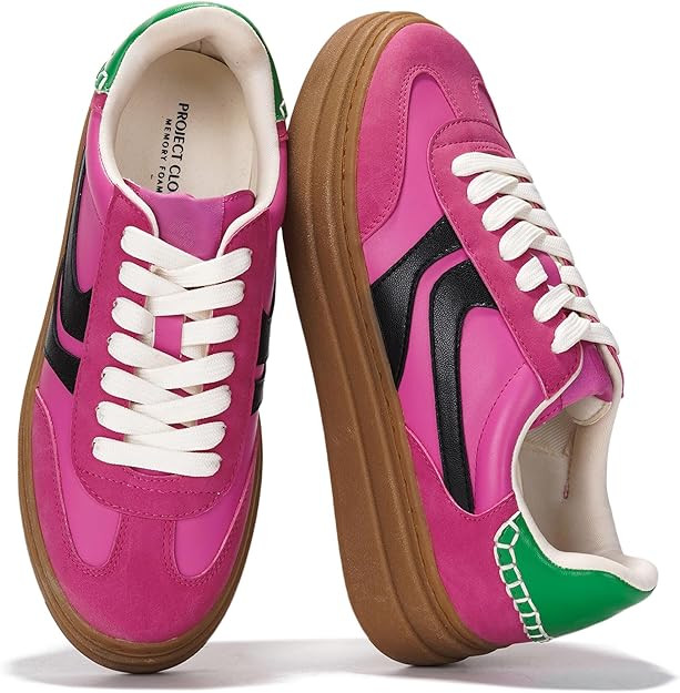 Project Cloud Platform Sneakers for Women Footwear - Memory Foam Insole Womens Shoes, Lightweight... | Amazon (US)