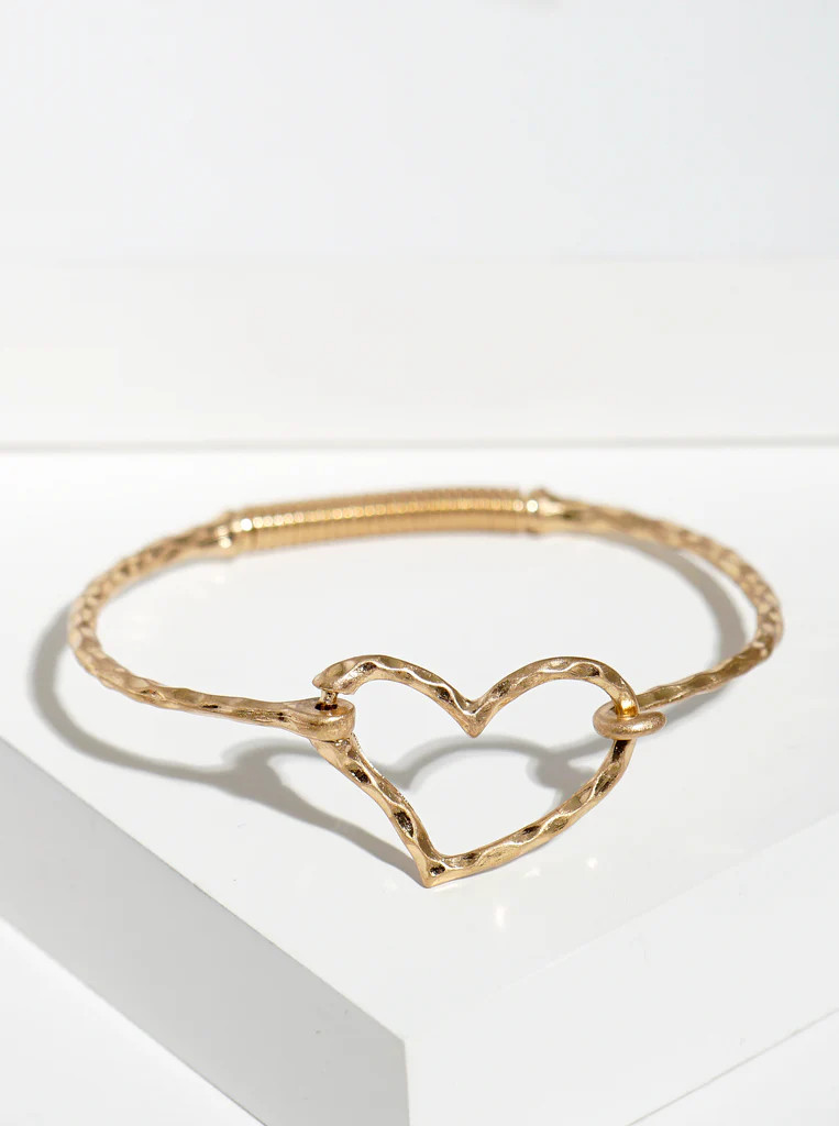 Hammered Heart Bracelet | Erin McDermott Jewelry