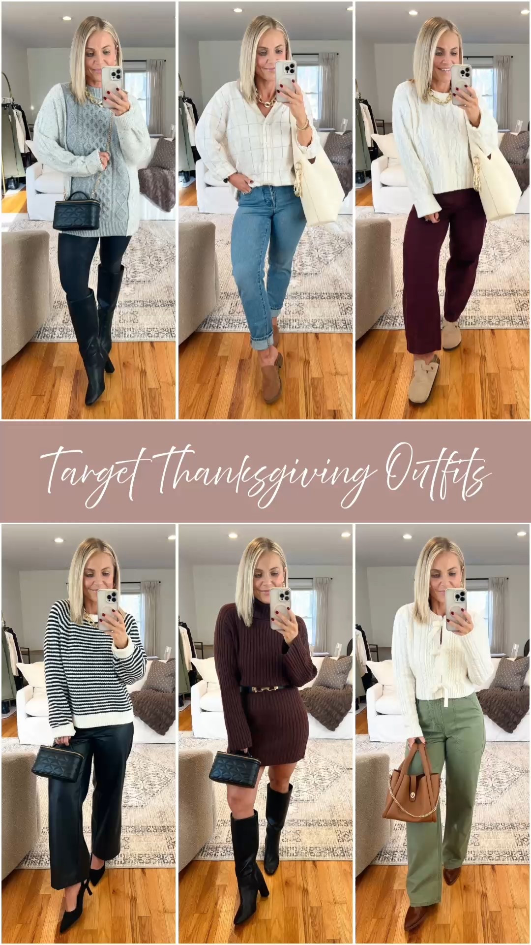 Target Thanksgiving Outfit Ideas🤎
Or these would just be perfect for fall or the holidays!!

Target style, Target fashion, Target outfits, holiday outfits, Thanksgiving outfits, fall fashion, fall outfits, fallootd, fall dresses, casual style, petite fashion, midsize fashionn

#LTKootd #LTKSeasonal #LTKPetite