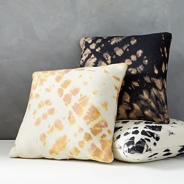 Outdoor Tie-Dye Sun Ray Pillow | West Elm (US)