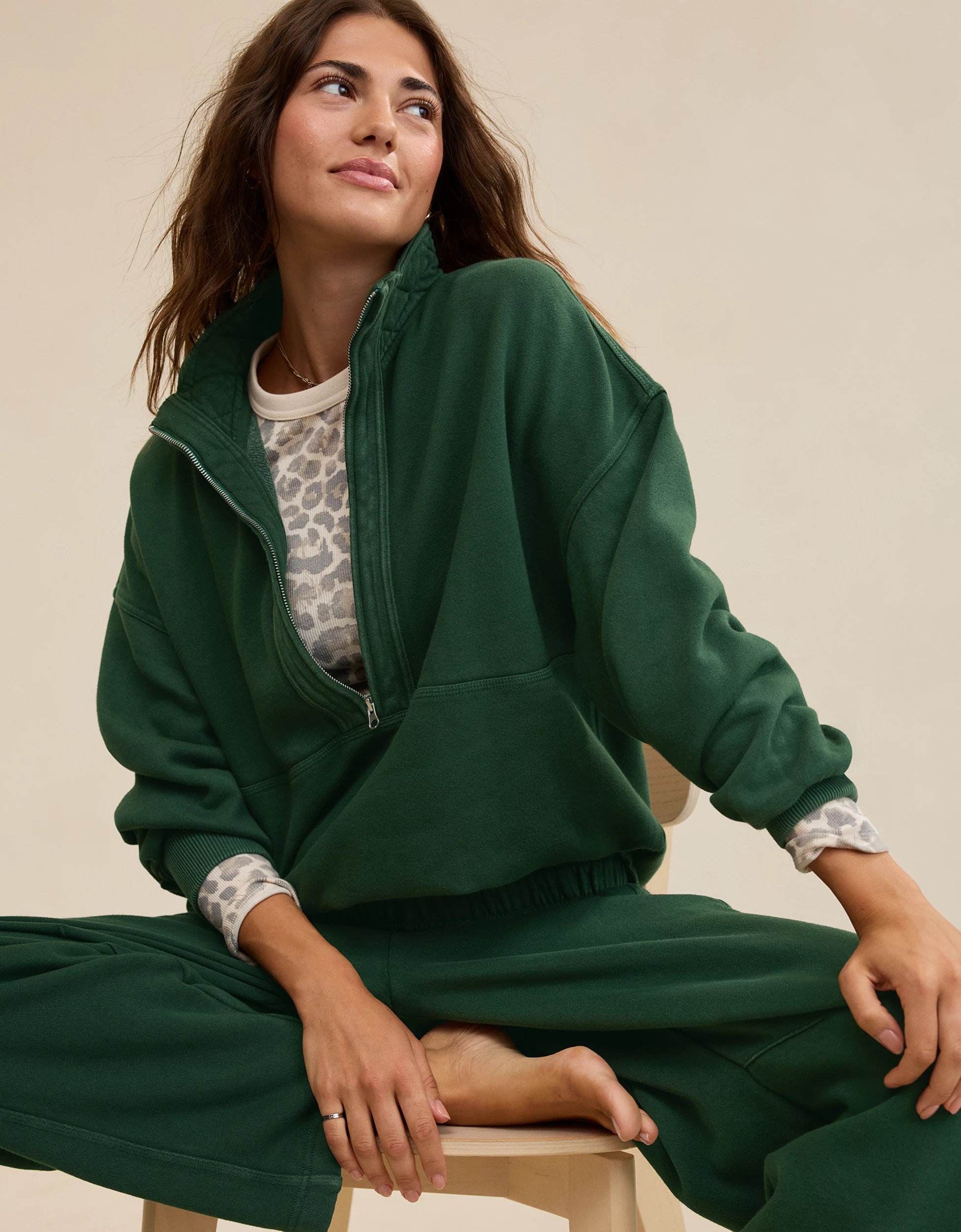 Aerie Oh Zip! Sweatshirt | Aerie
