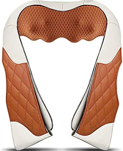 Neck Massager with Heat, Kneading Back Massager, Shiatsu Shoulder Massage for Back Neck Shoulder, An | Amazon (US)