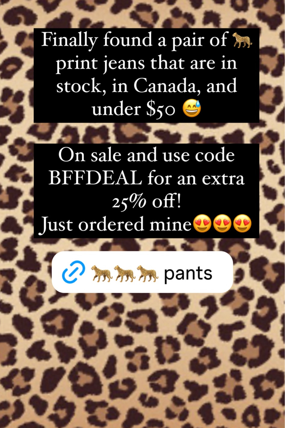 Leopard print jeans! 

#LTKworkwear #LTKautumn #LTKcanada