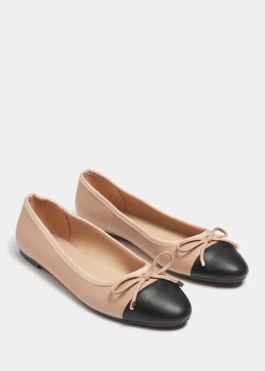 Nude Toe Cap Ballet Shoes | Matalan (UK)