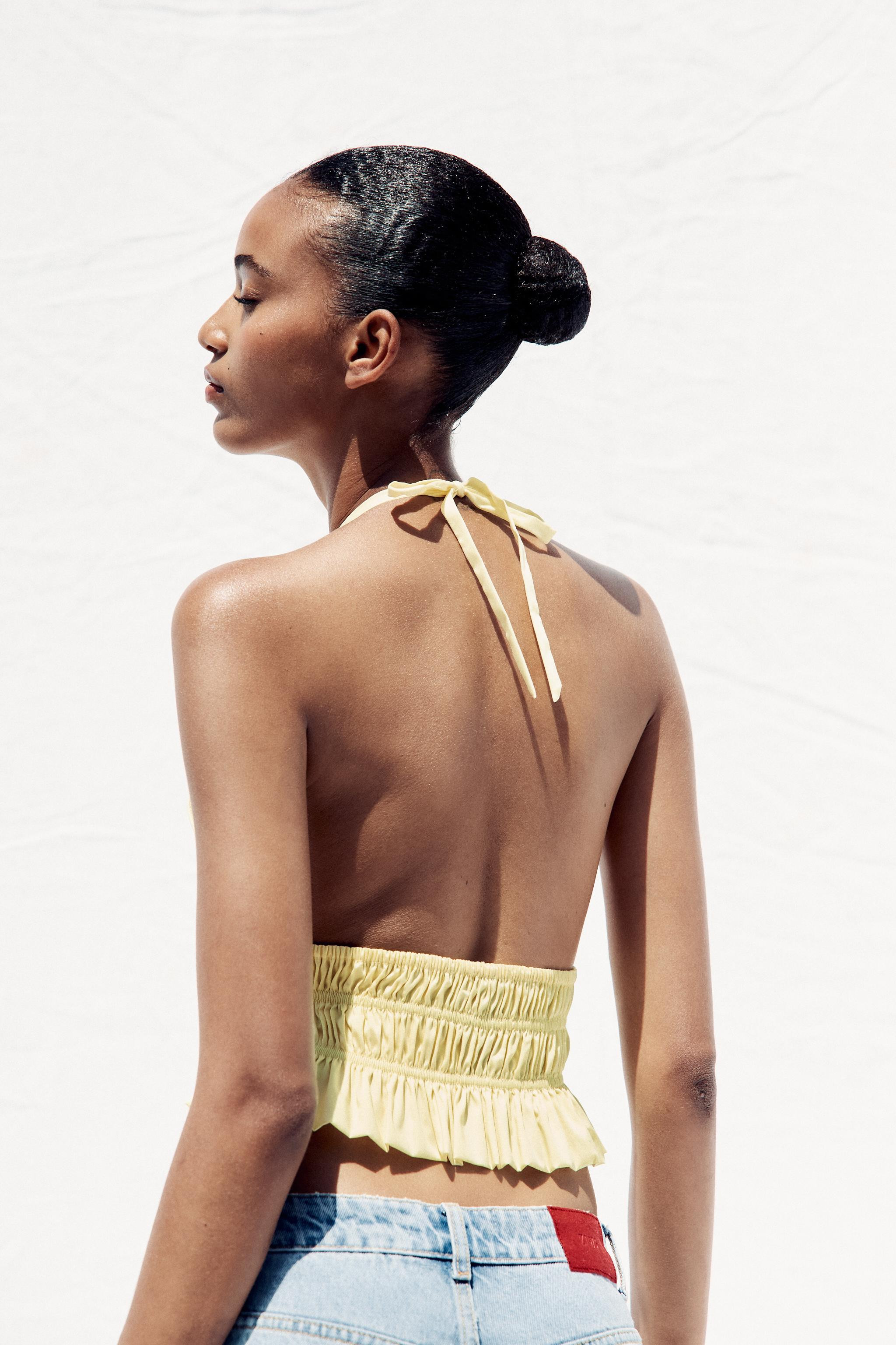 HALTER CROP TOP | Zara UK