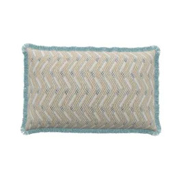 Sybil Cushion 60cm x 40cm, Duck Egg | Bedeck Home (UK)