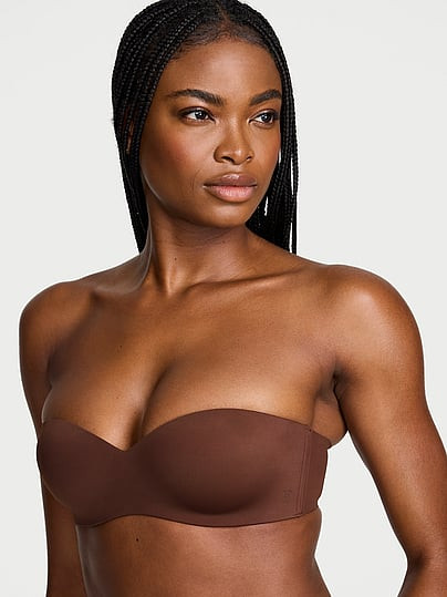 Invisible by Victoria’s Secret Lightly Lined Sweetheart Strapless Bra, Brown, 30B - Women's Bras - Victoria's Secret | Victoria's Secret (US / CA )