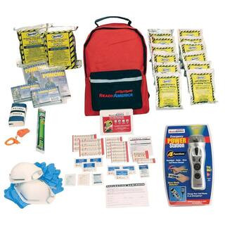 Ready America 2-Person 3-Day Emergency Kit with Backpack and Emergency Power Station | The Home Depot
