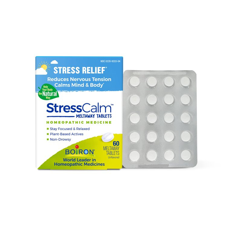 Boiron StressCalm Tablets, Homeopathic Medicine for Stress Relief, Reduces Nervous Tension, Calms... | Walmart (US)