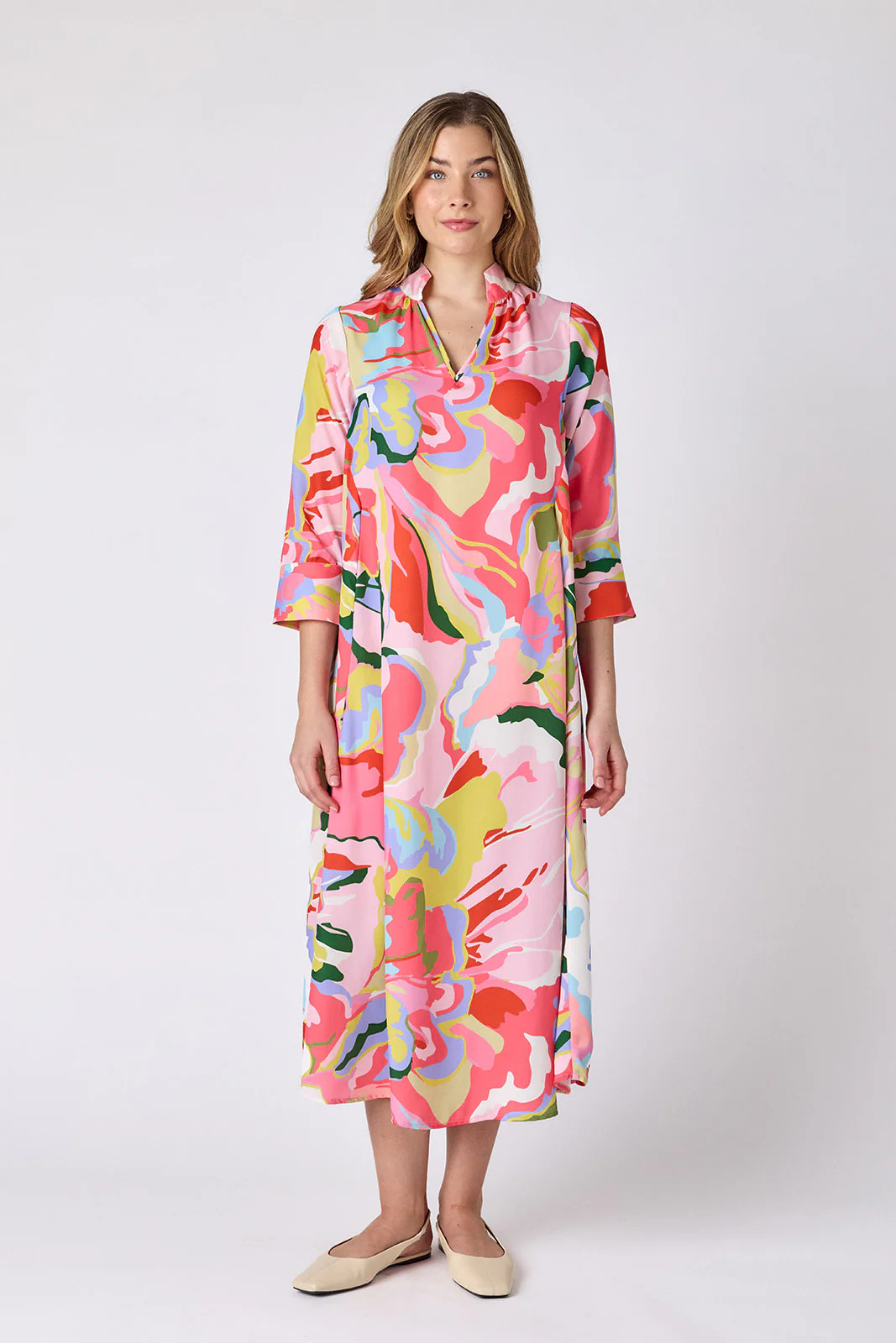 Fia Caftan with Tailored Silhouette & Cuff Detail | CROSBY by Mollie Burch | CROSBY by Mollie Burch