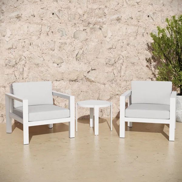 Monterey 3 Piece Seating Group with Cushions | Wayfair North America