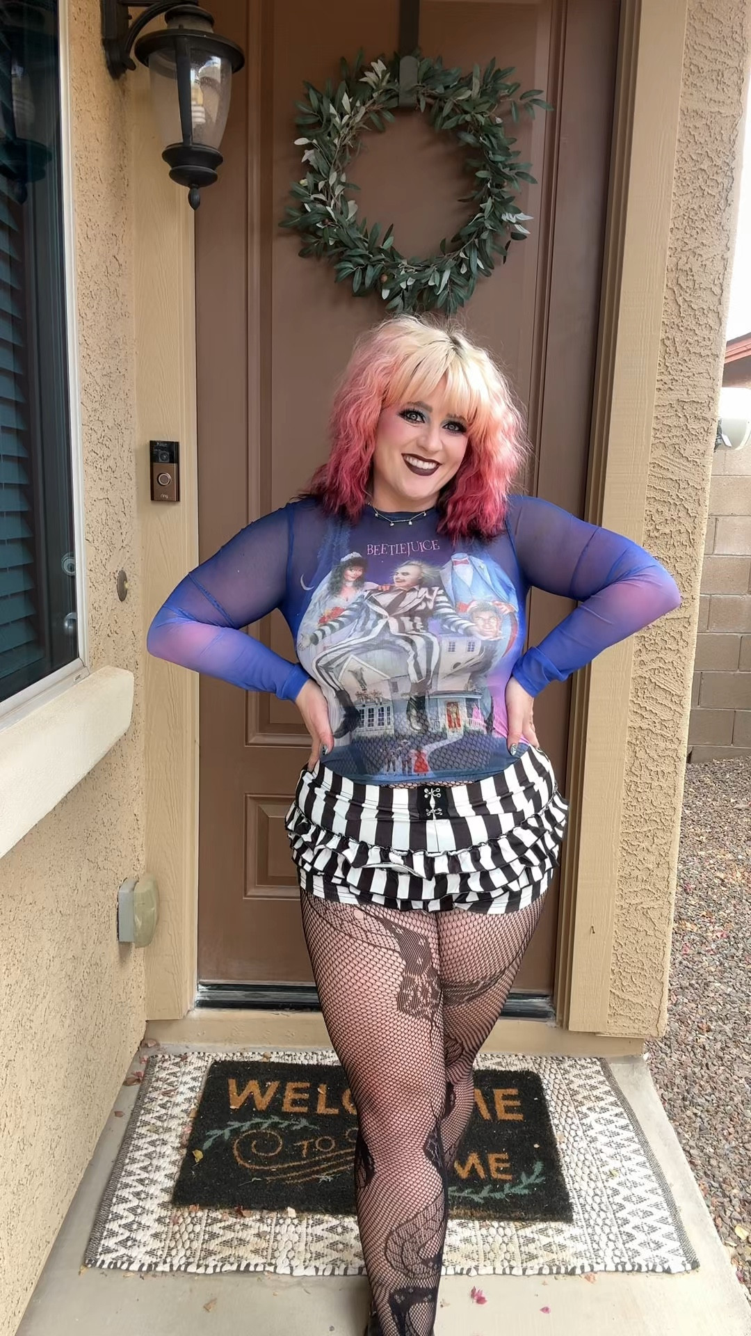 Beetlejuice fit for going to Monstet Markett

#LTKMidsize #LTKootd #LTKFestival