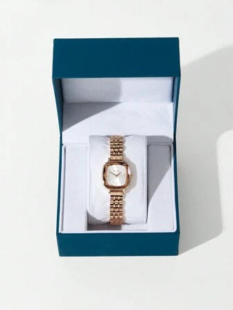 MOTF PREMIUM FASHIONABLE SMALL SQUARE DIAL QUARTZ WATCH FOR WOMEN | SHEIN