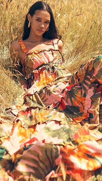 Pink Cocoa Forest Maxi Dress | Shopbop