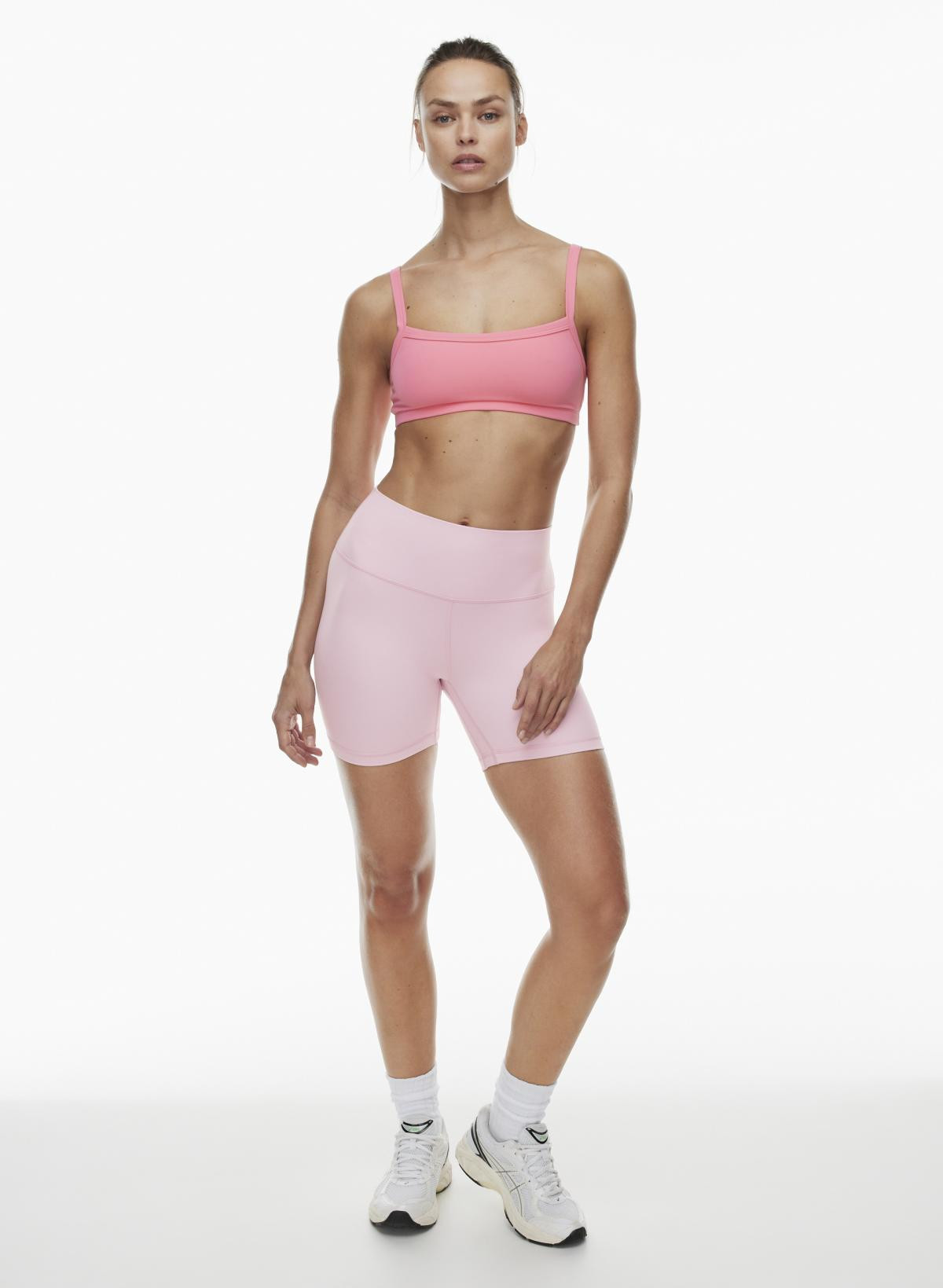 Golden Women's Butter Atmosphere Hi-Rise 5"" Shorts in Cupid Pink | 10 | Aritzia