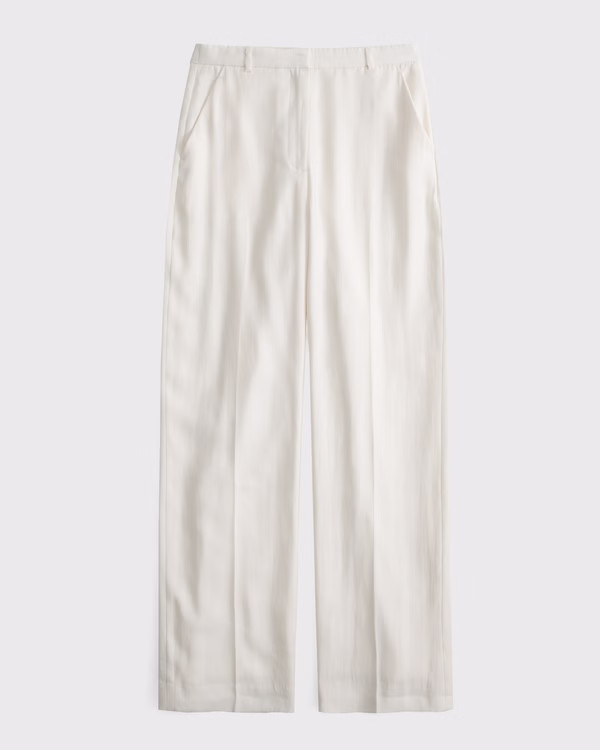 Drapey Tailored Wide Leg Pant | Abercrombie & Fitch (US)