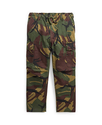 Polo Ralph Lauren Little Boys Camo Stretch Chino Cargo Pants - Macy's | Macy's