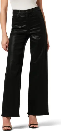 The Mia Coated High Waist Wide Leg Jeans | Nordstrom
