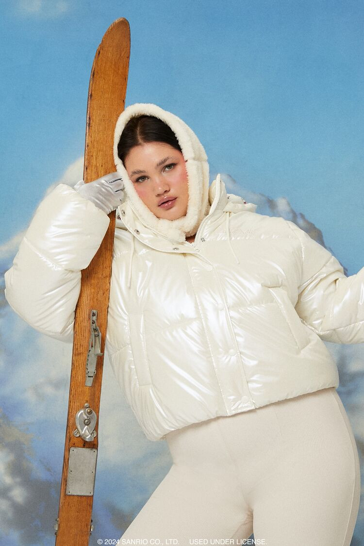 Plus Size Hello Kitty Puffer Jacket | Forever 21