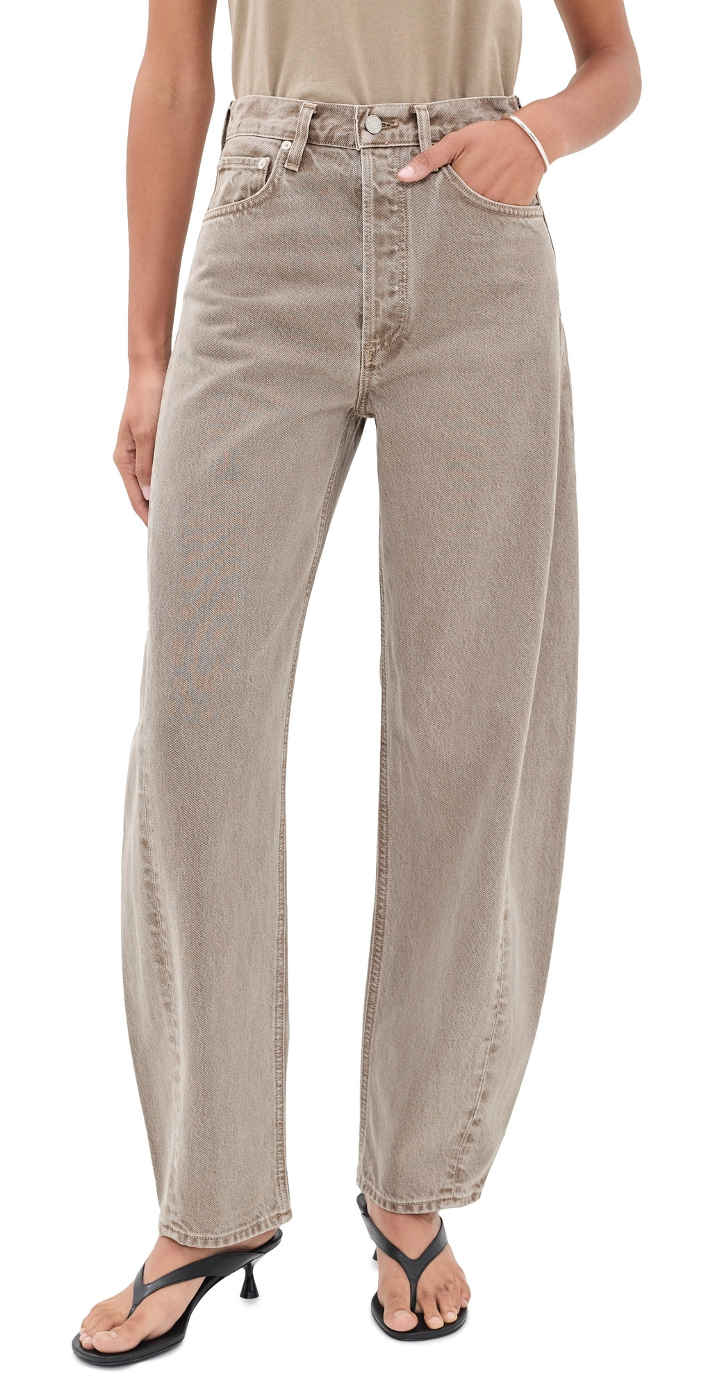AGOLDE Luna Pieced Jeans Cedar 23 | Shopbop