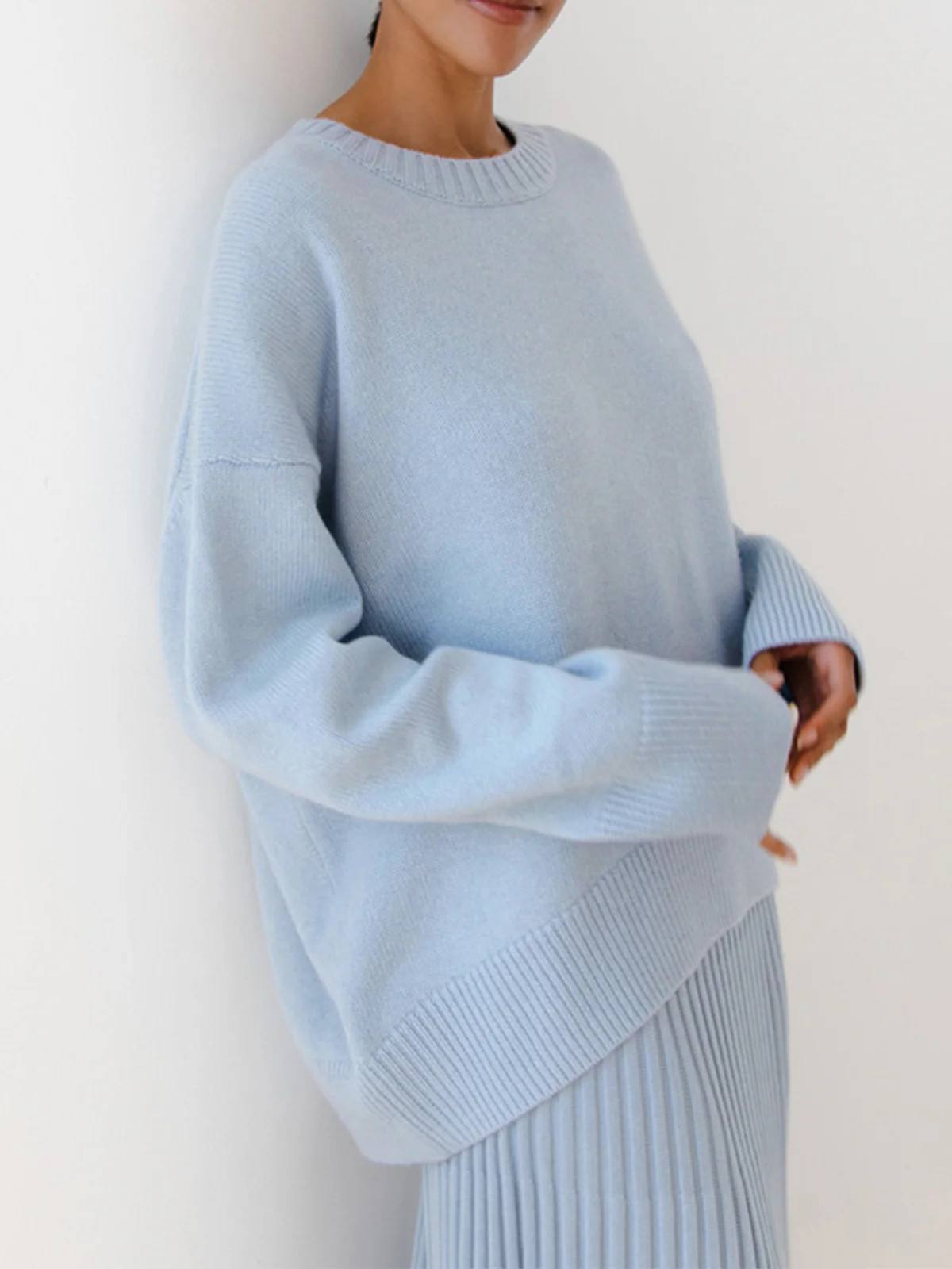 Candyfloss Oversized Pullover Sweater | Commense