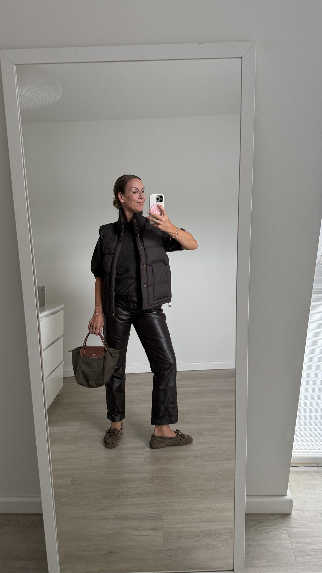 Herbst Outfit: Leder & Kaschmir in braun

#LTKFashionMonth #LTKautumn #LTKstyletip