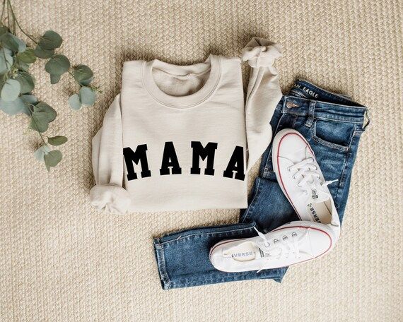 Mama Sweatshirt | Retro Mama Sweatshirt, Groovy Mama Sweatshirt, Pregnancy Reveal Sweatshirt, Mam... | Etsy (US)