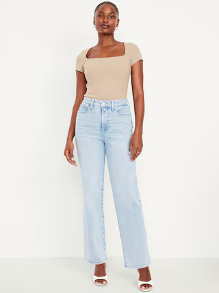 Curvy High-Waisted OG Loose Jeans | Old Navy (US)