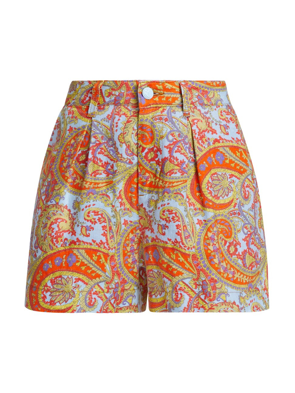Women's Zahari Paisley Shorts - Light Blue Vintage Paisley - Size 32 | Saks Fifth Avenue