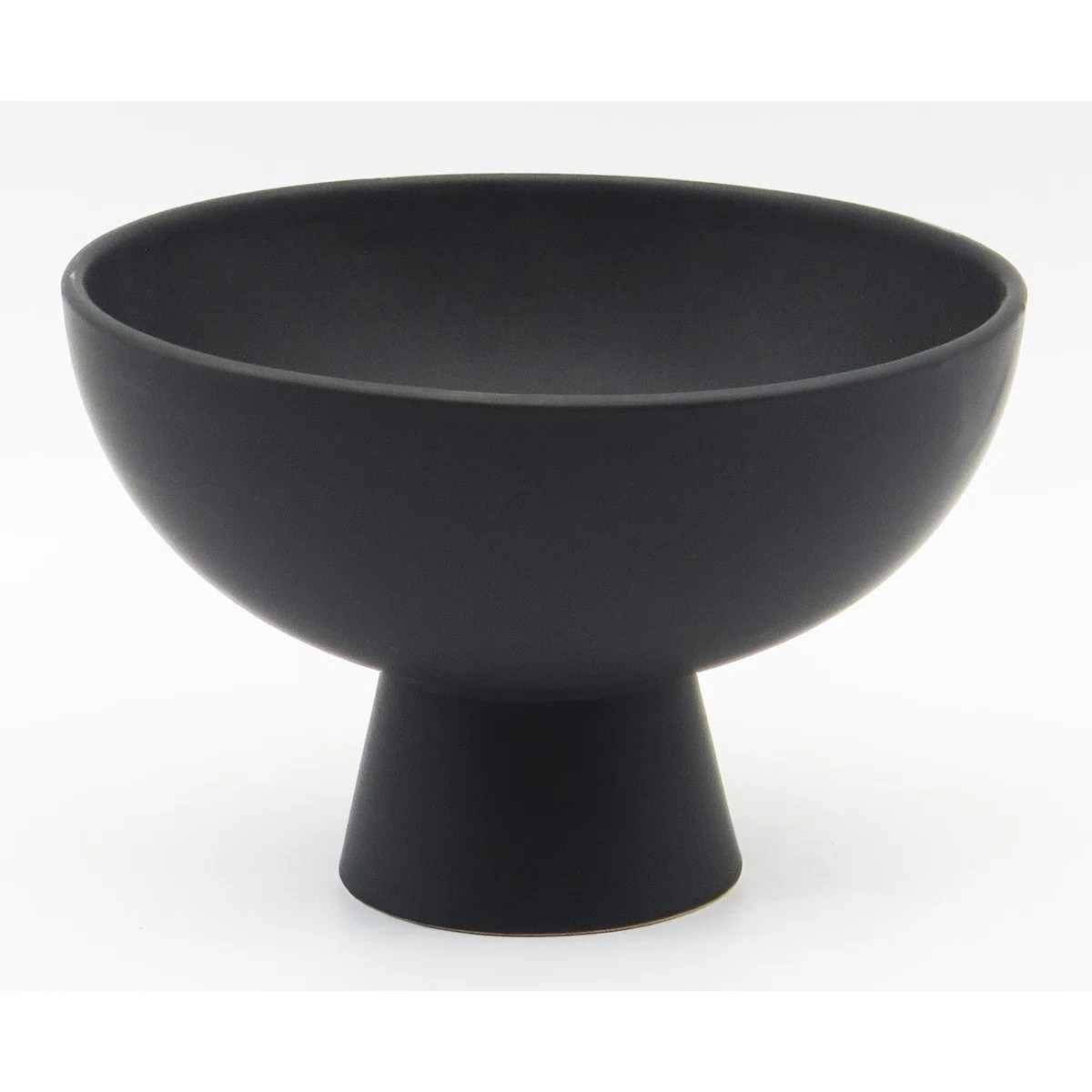 Black With Pedestal Base Bowl | Wayfair North America