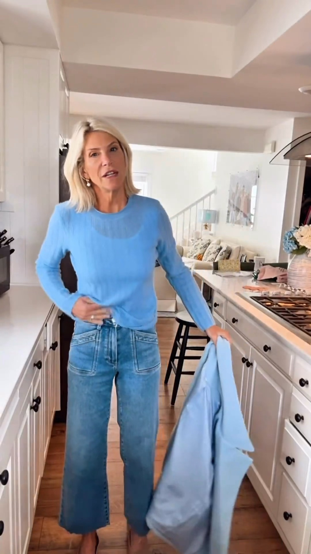 Blue Sweater and Cropped Flare Jeans Outfit. 

Even better, the Anthropologie cropped flare jeans are currently on sale 🙌 Use code ANGELA20 for an extra 20% off your favorite Anthropologie styles.

#LTKootd #LTKOver40 #LTKSaleAlert