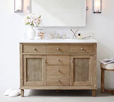 Sausalito 46" Single Wide Sink Vanity | Pottery Barn (US)