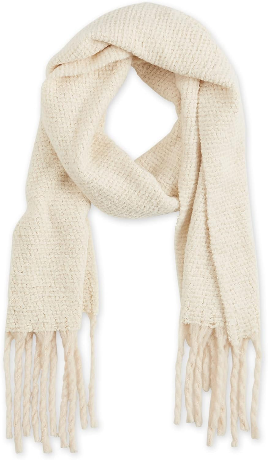 Hadley Wren Women's Fuzzy Fringe Scarf, One Size, Aubrey at Amazon Women’s Clothing store | Amazon (US)
