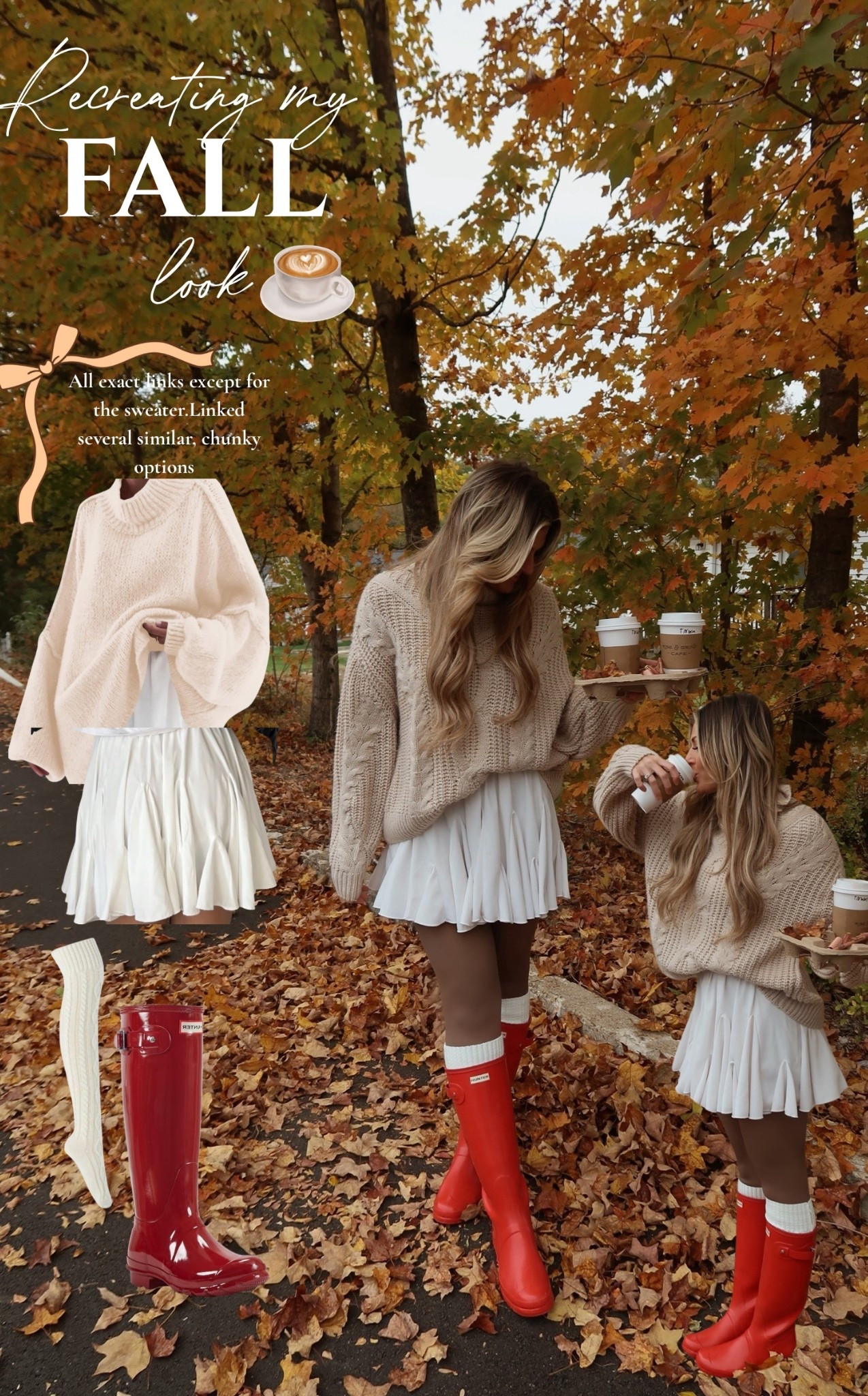 My exact fall look, except the sweater! Linked serval chunky options for you ✨

Fall, fall style, fall fashion 

#LTKSeasonal #LTKFindsUnder100 #LTKFindsUnder50